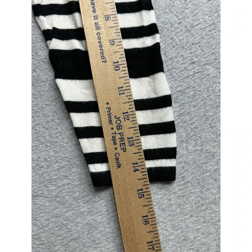 Roz Ali Sweater Womens Small Black White Pullover Preppy‎ Knit Outdoors Ladies